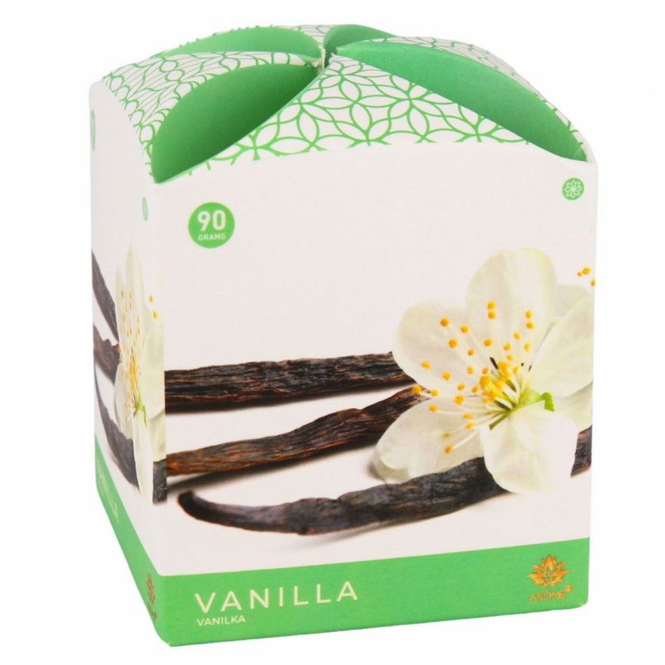 Arome Vonná svíčka ve skle Vanilla, 90 g – obrázok 3