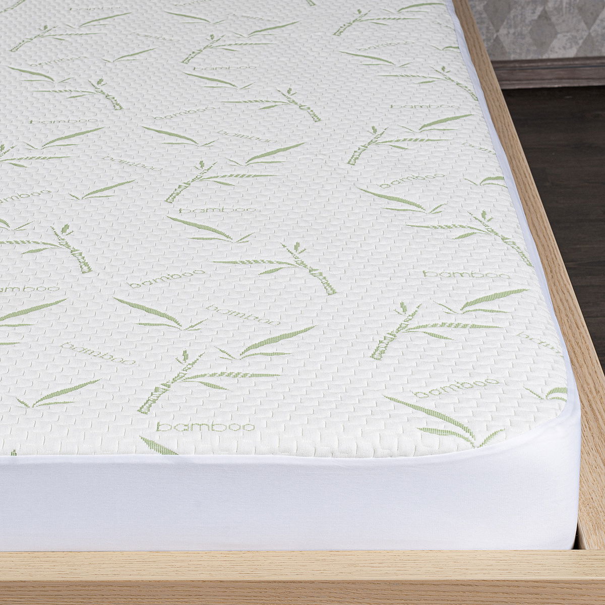 Bamboo Nepropustný chránič matrace s lemem, 60 x 120 cm – obrázok 3