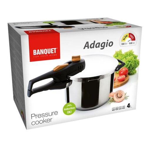 Banquet Adagio Tlakový hrnec 4 l, 4 l – obrázok 2