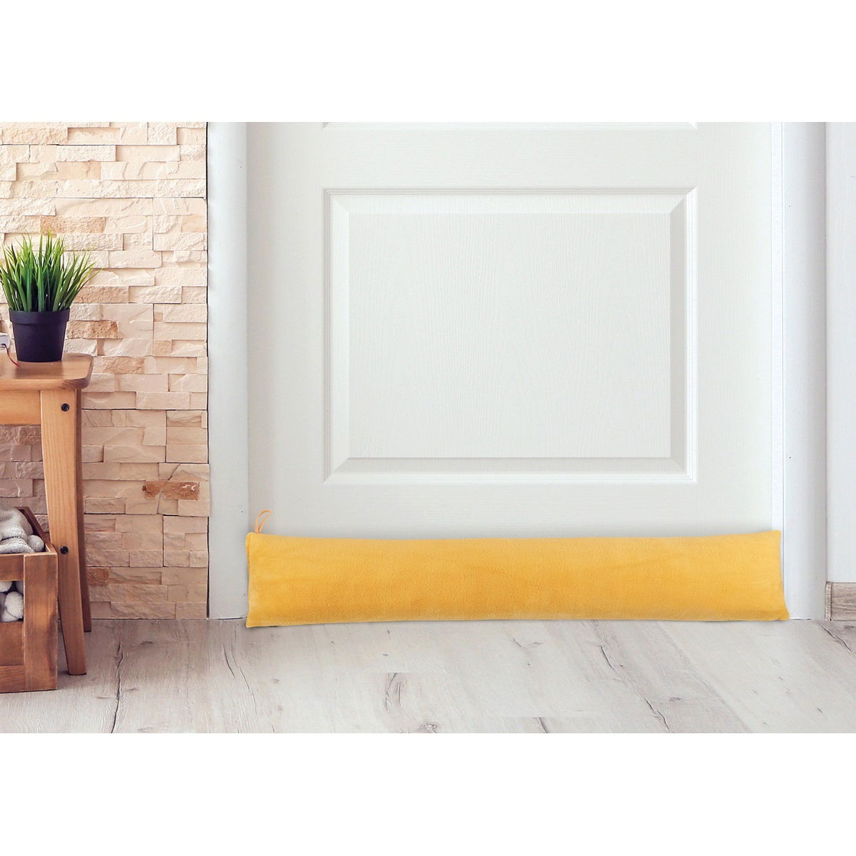 Bellatex Těsnicí válec LIN Uni žlutá, 15 x 85 cm – obrázok 2