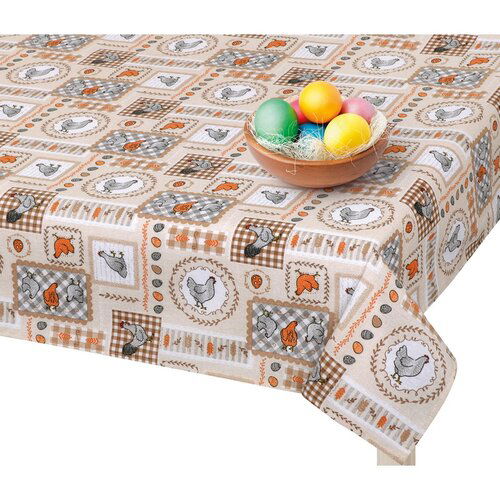 Bellatex Ubrus Velikonoce Slepička béžová, 70 x 70 cm – obrázok 2