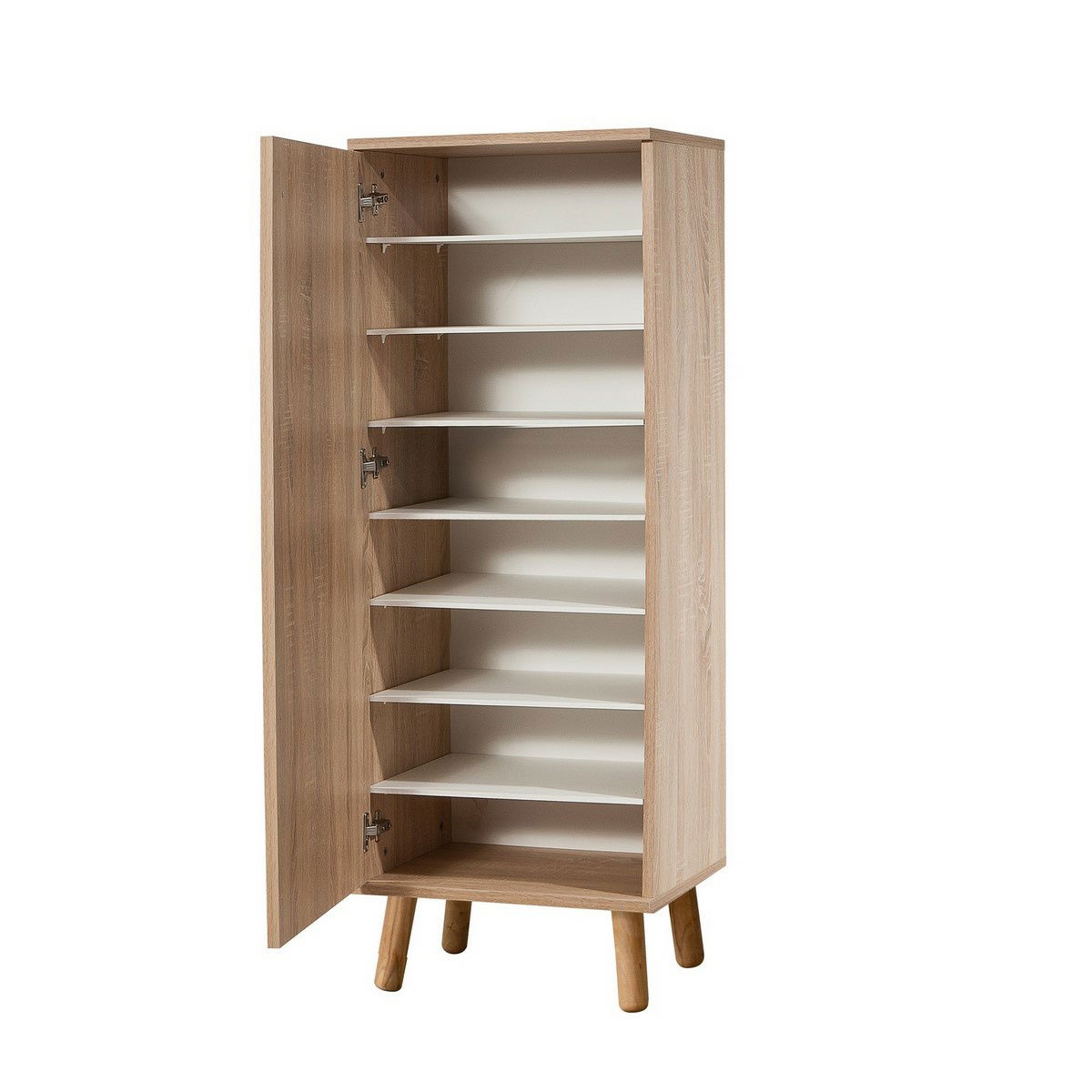 Botník Mega Sonoma Oak Ratan – obrázok 3