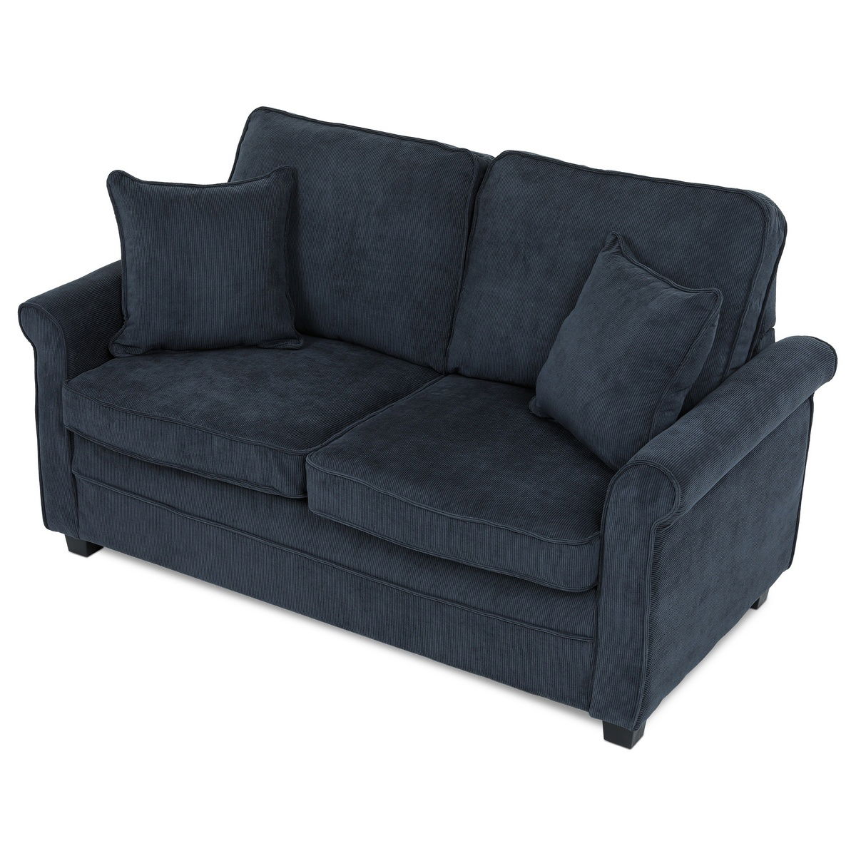 Dvoumístná pohovka ASB-4170 BLUE2, manžestr, modrá – obrázok 5