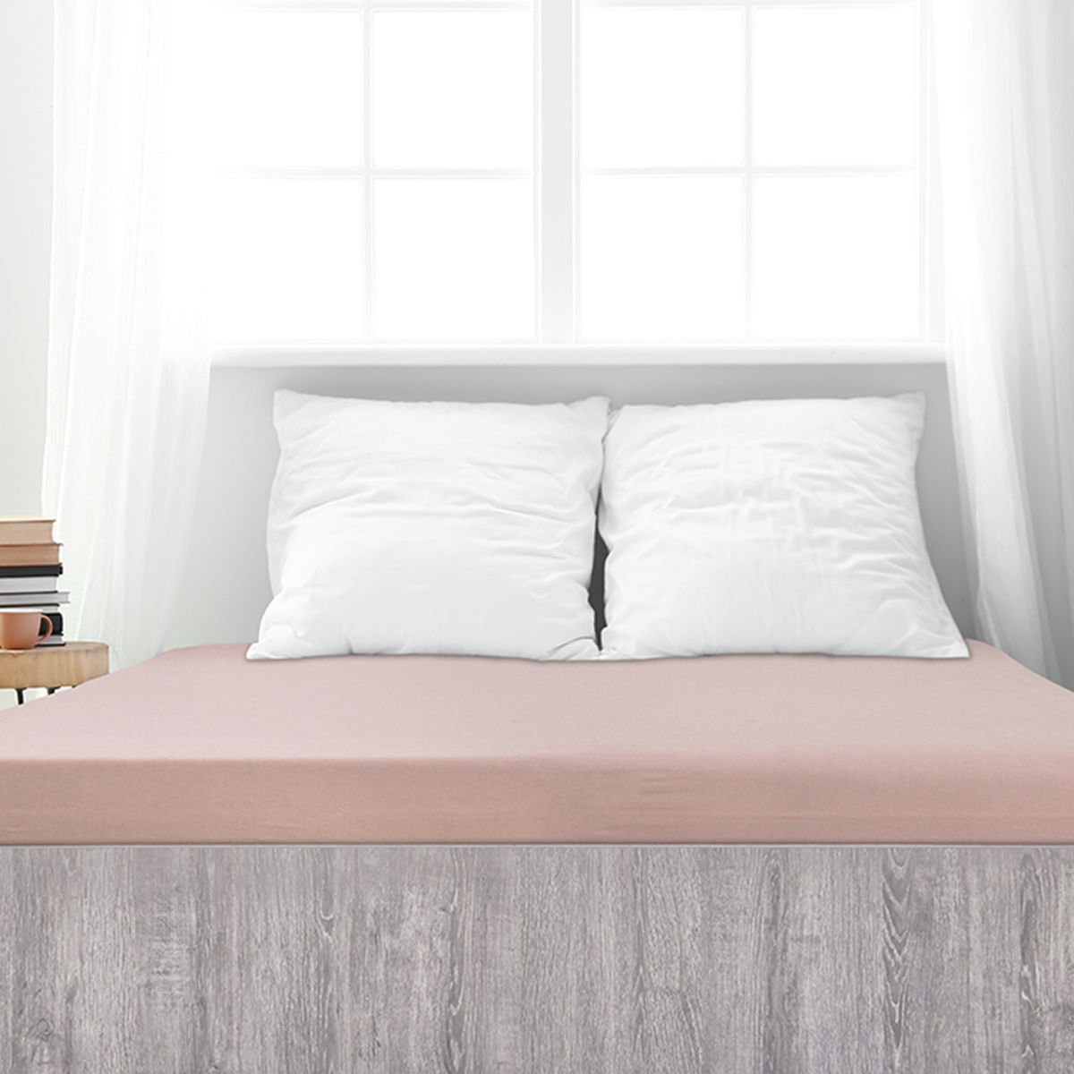 froté prostěradlo Ideál starorůžová, 100 x 200 cm – obrázok 2