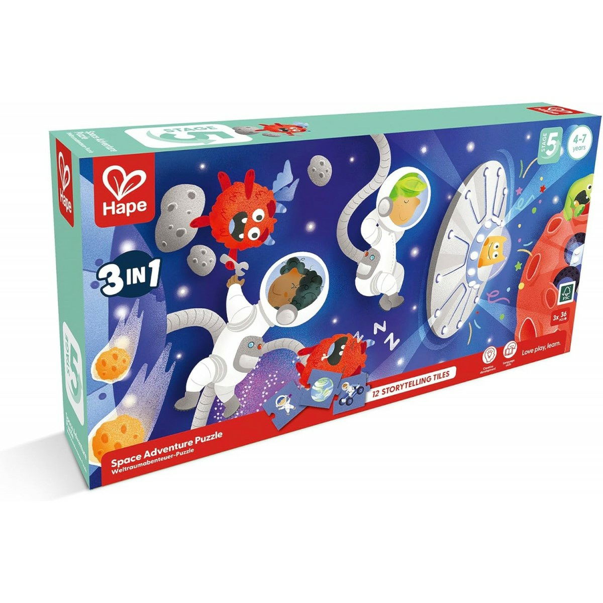 Hape Mezigalaktické puzzle – obrázok 7