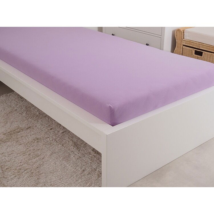 jersey prostěradlo Ideál fialová, 90 x 200 cm – obrázok 3
