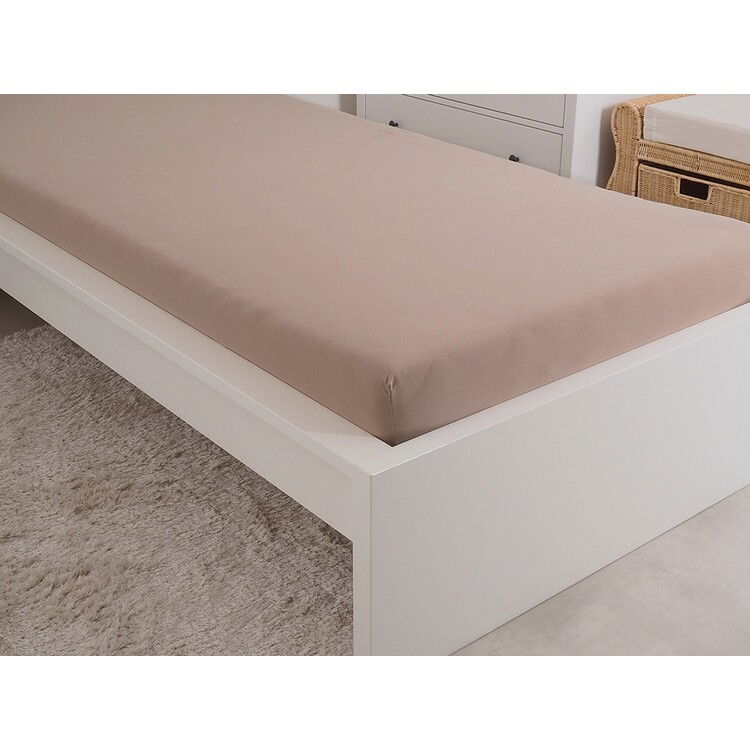 jersey prostěradlo Ideál ořechová, 140 x 200 cm – obrázok 3