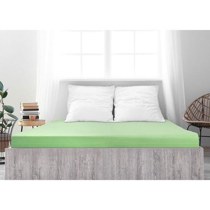 jersey prostěradlo Ideál zelená, 60 x 120 cm – obrázok 2