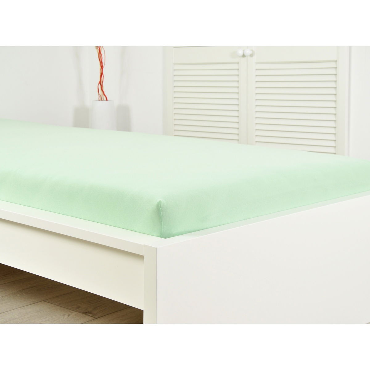 jersey prostěradlo Ideál zelená, 60 x 120 cm – obrázok 3
