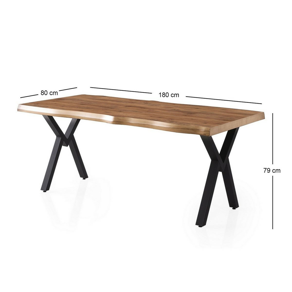 Jídelní stůl Gala Walnut – obrázok 7