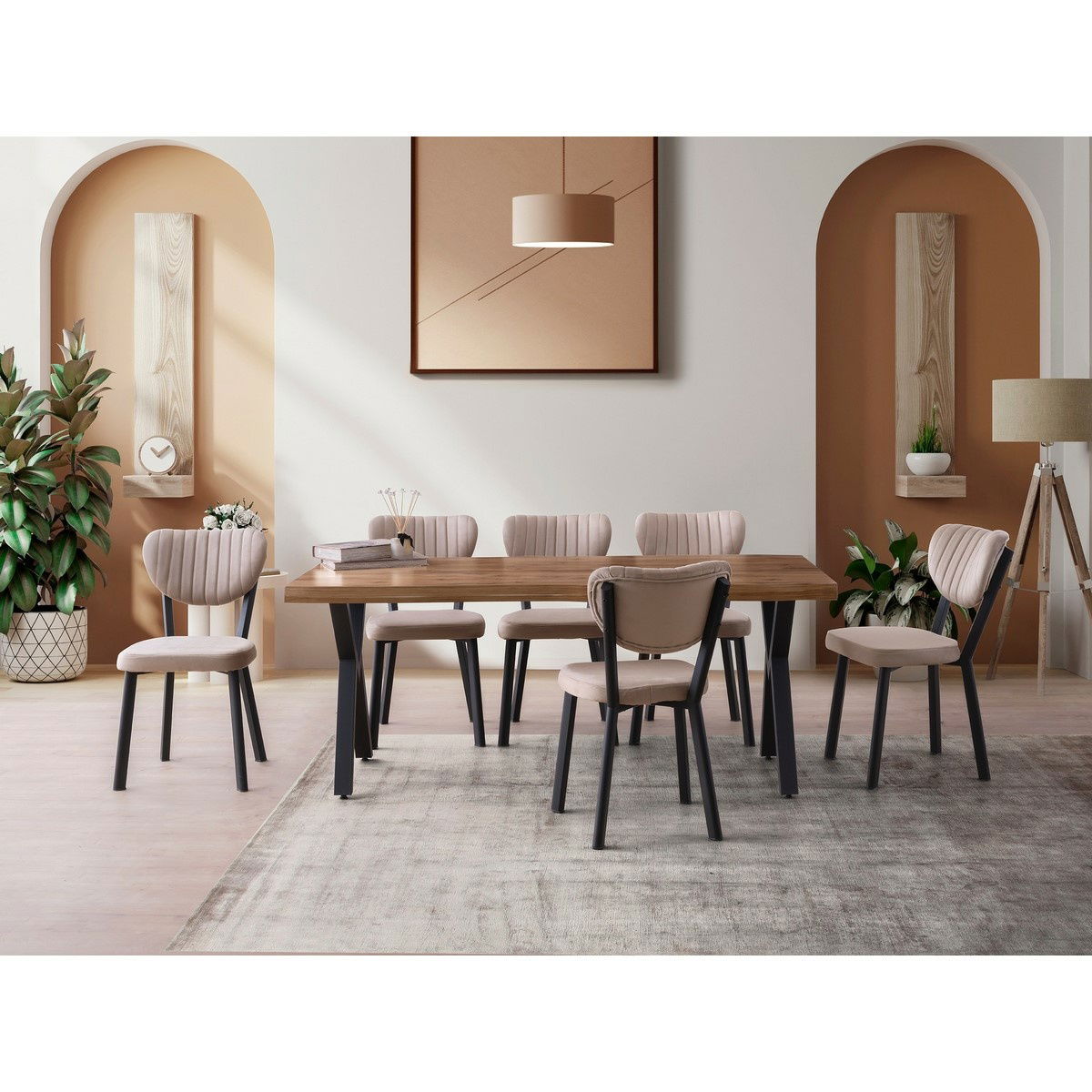Jídelní stůl Gala Walnut – obrázok 5