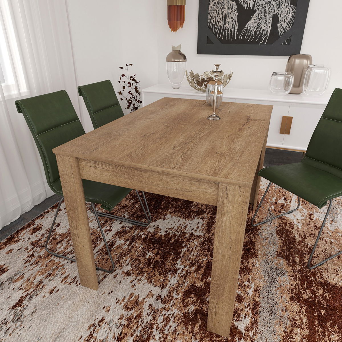 Jídelní stůl Single Caucasian Oak – obrázok 2