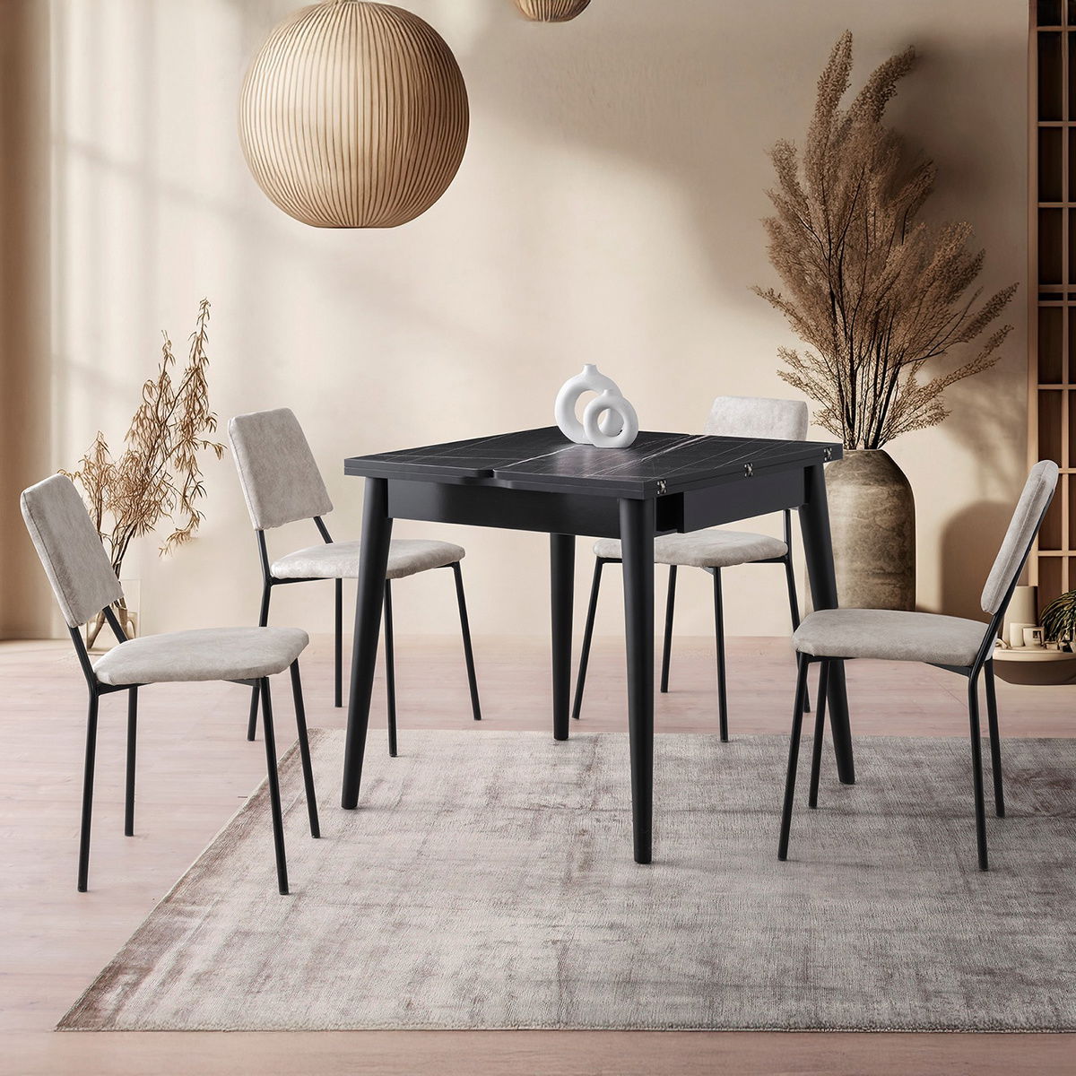 Jídelní stůl Totem Black Marble – obrázok 15