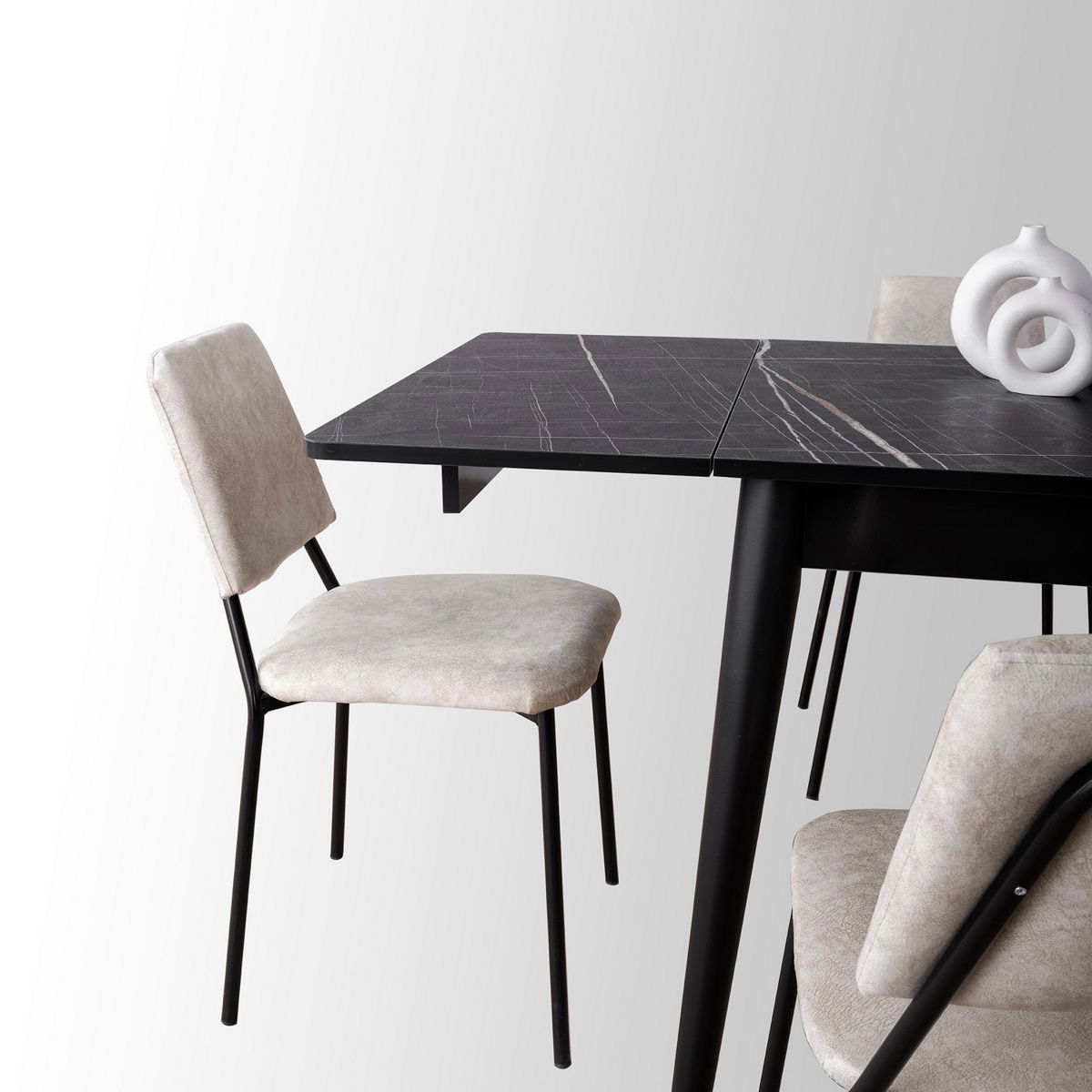 Jídelní stůl Totem Black Marble – obrázok 9