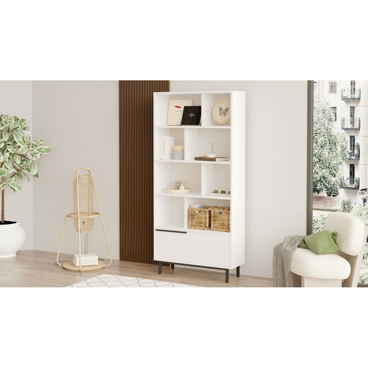 Knihovna One White – obrázok 6