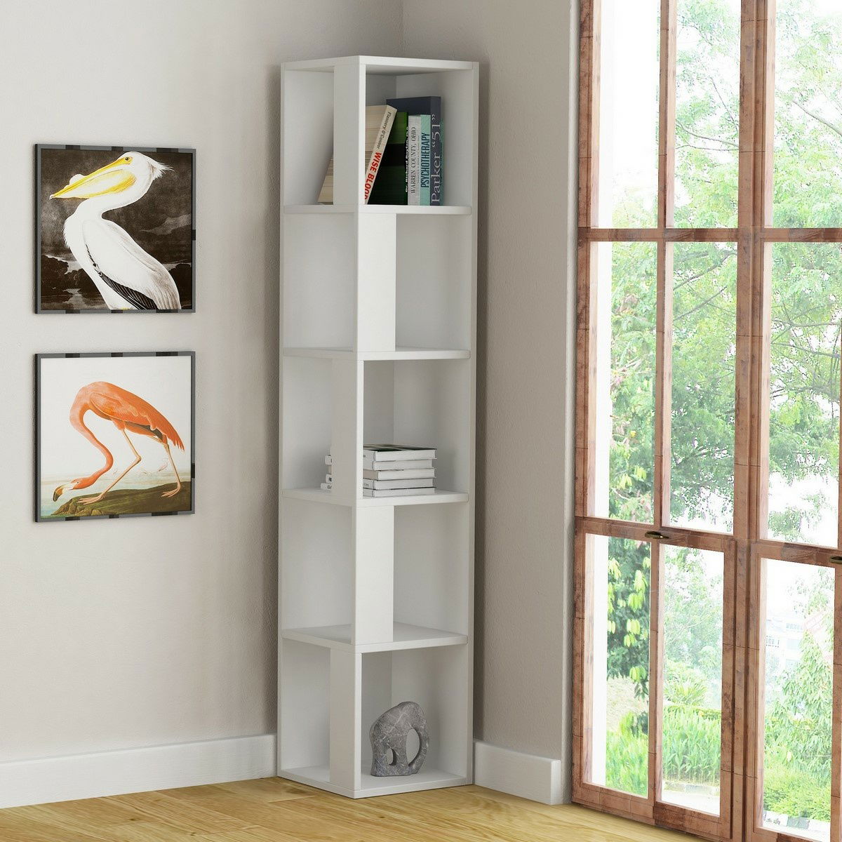 Knihovna Piano White – obrázok 2