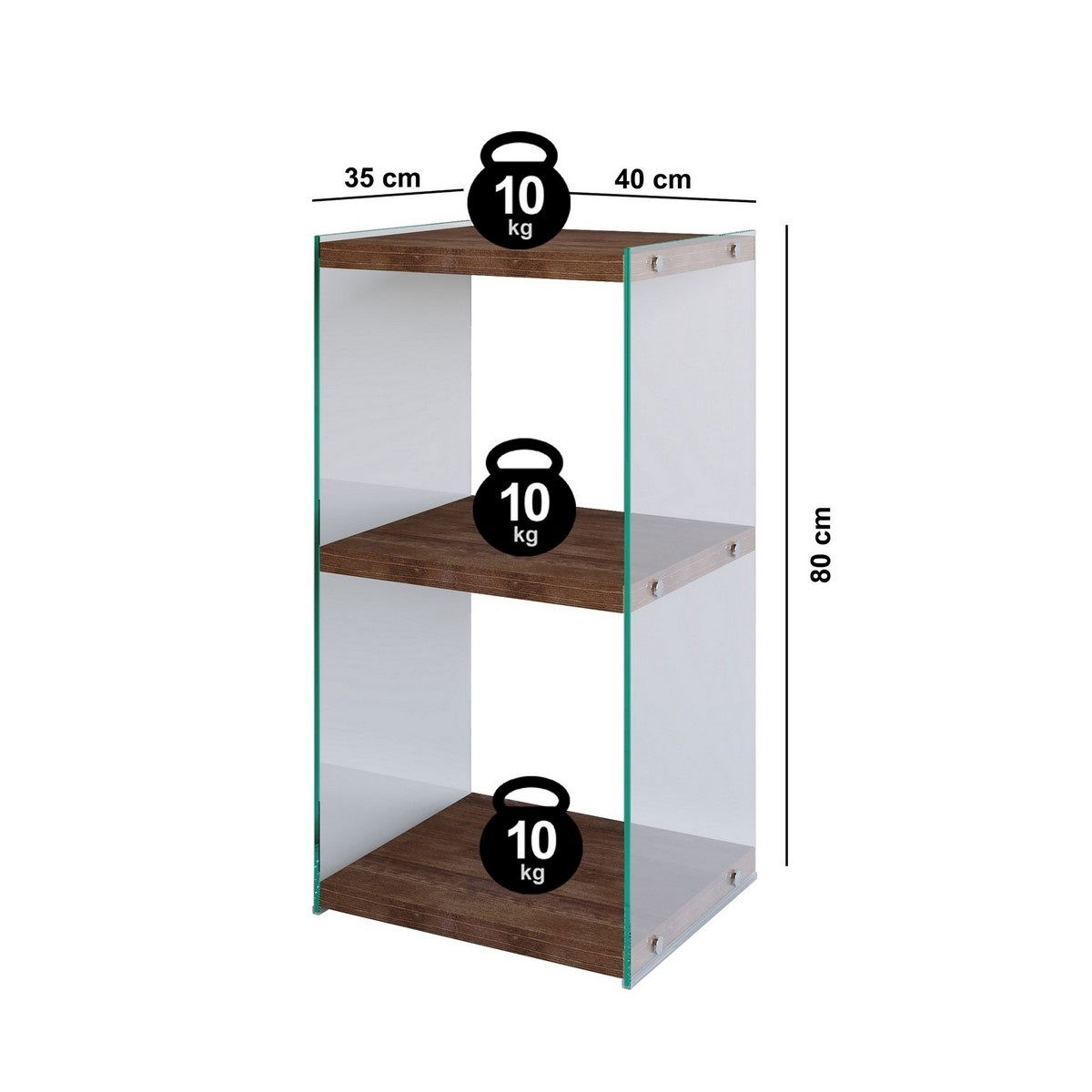 Knihovna Rux Walnut – obrázok 5