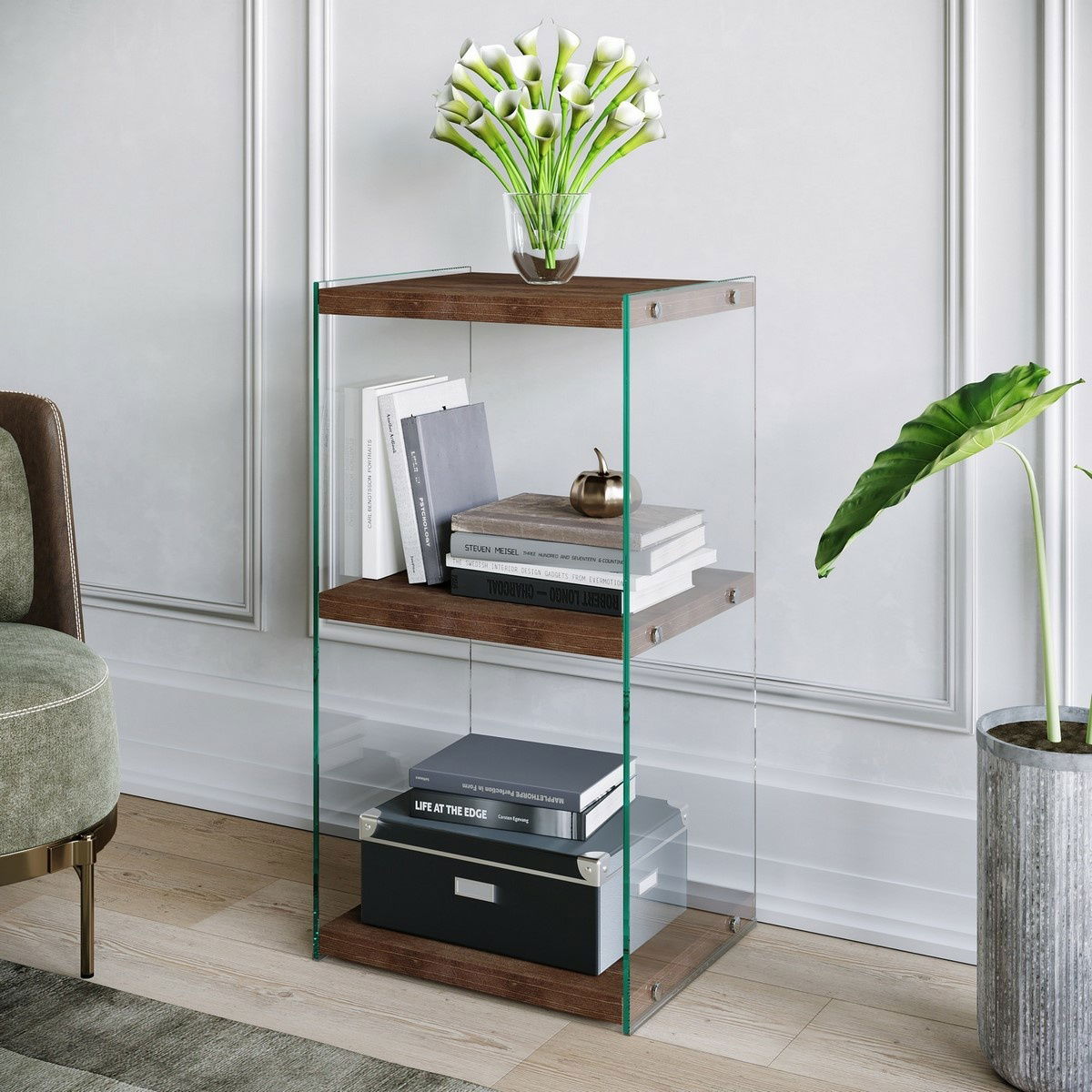Knihovna Rux Walnut – obrázok 4