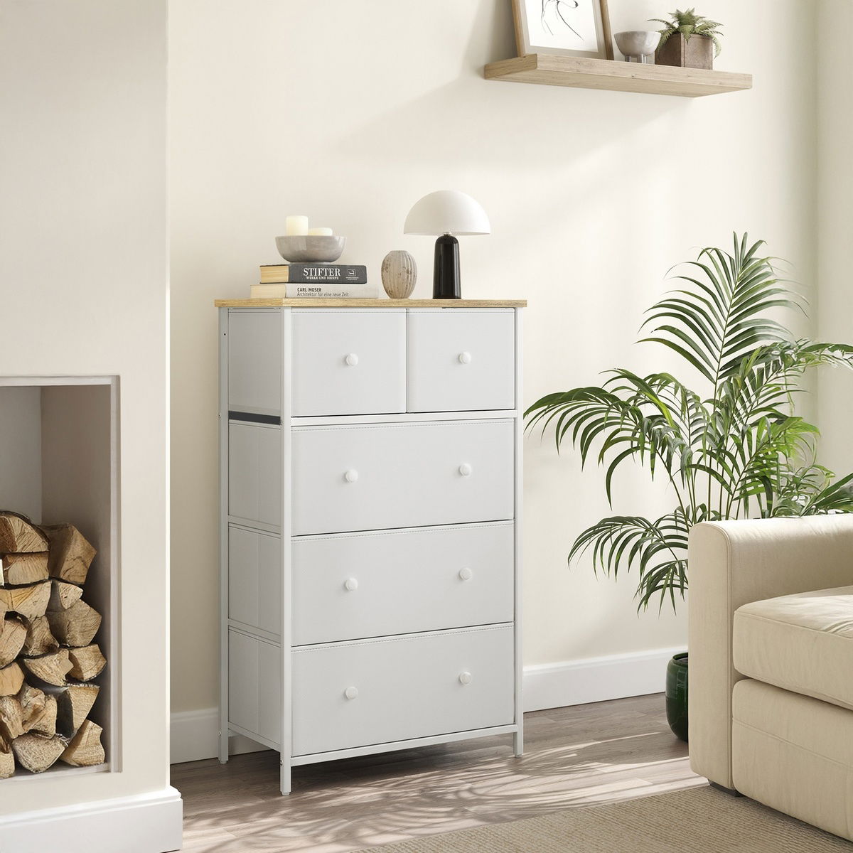 Komoda E1051 WT, 56 cm, M – obrázok 5