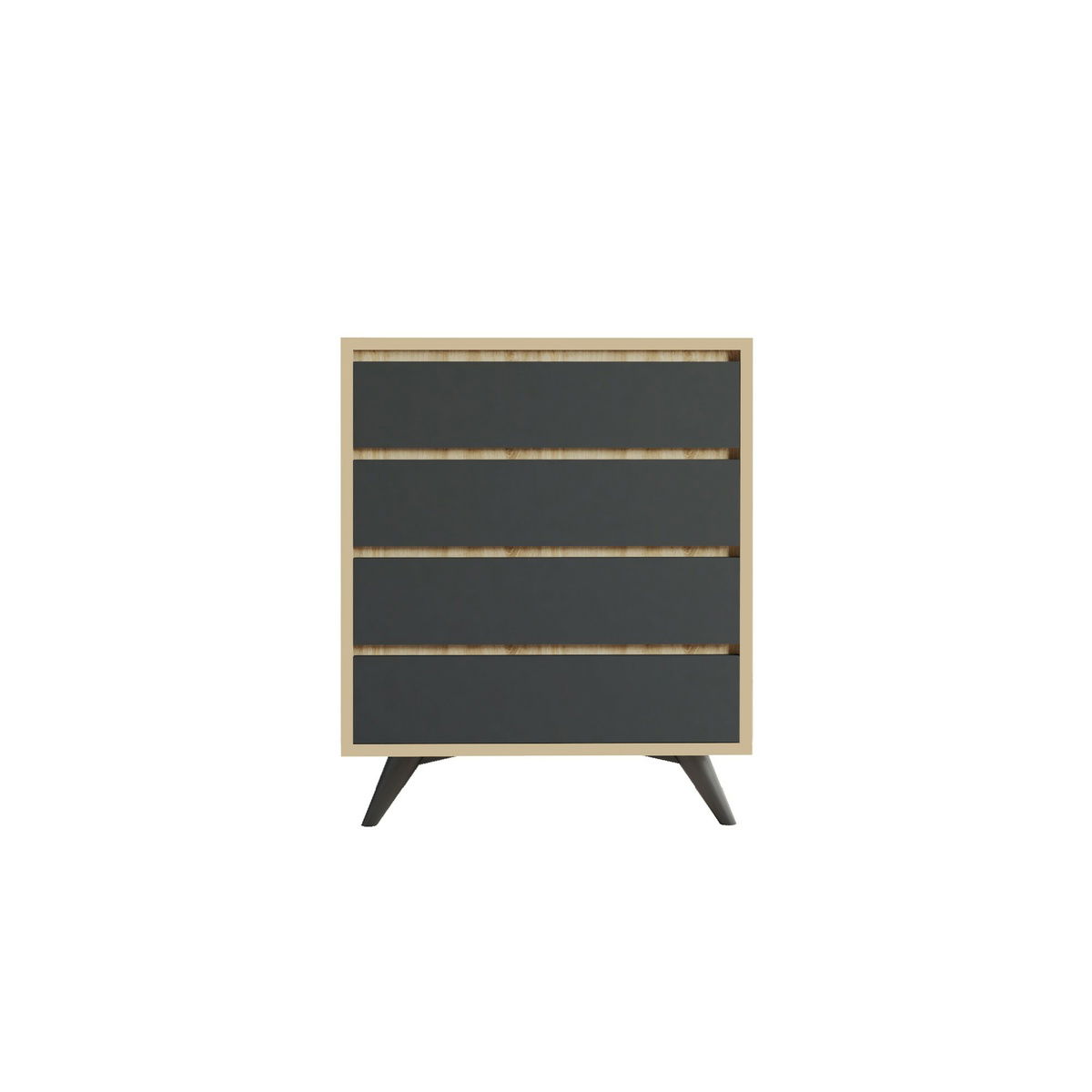 Komoda Suvera Oak and Anthracite