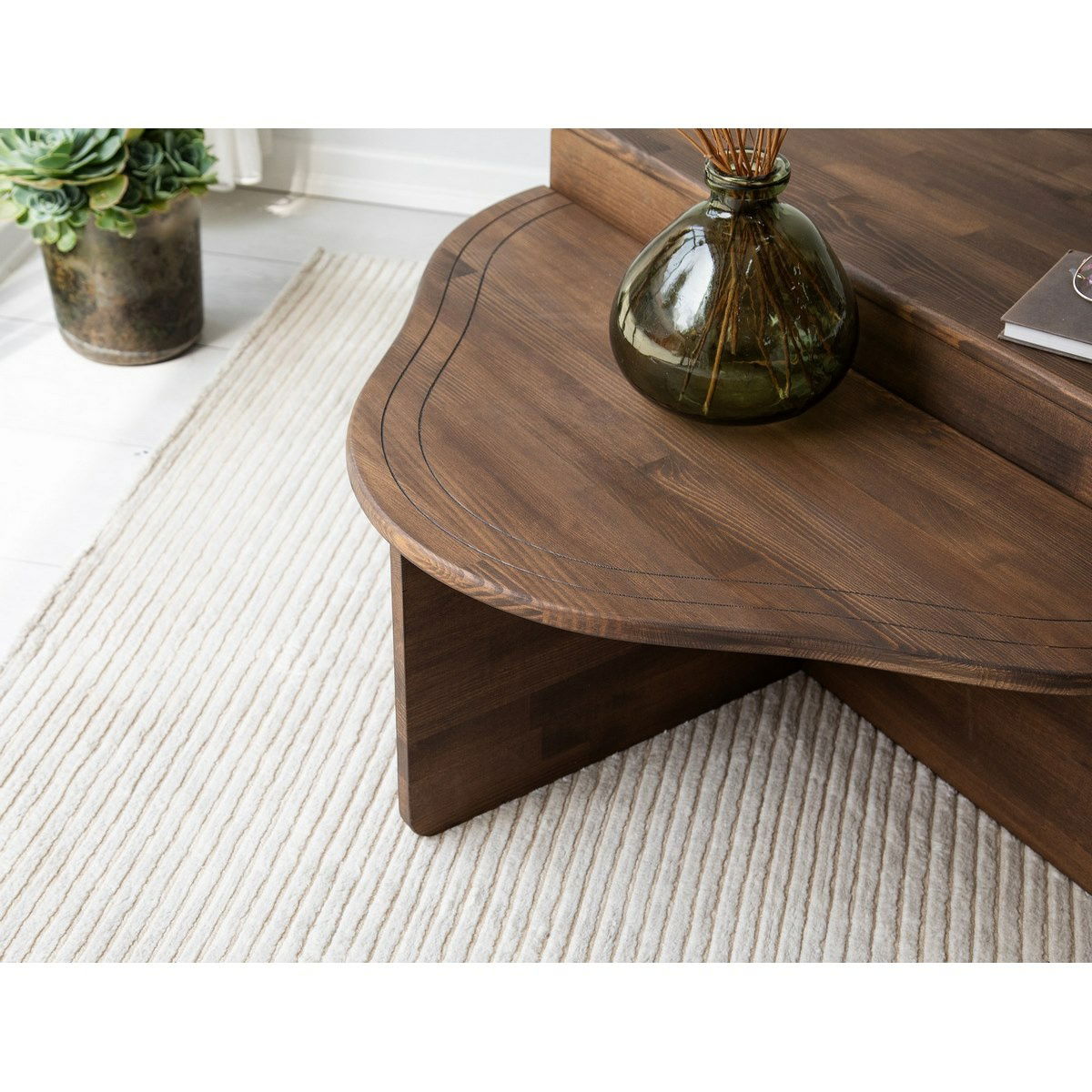 Konferenční stolek Altopiano Walnut – obrázok 3
