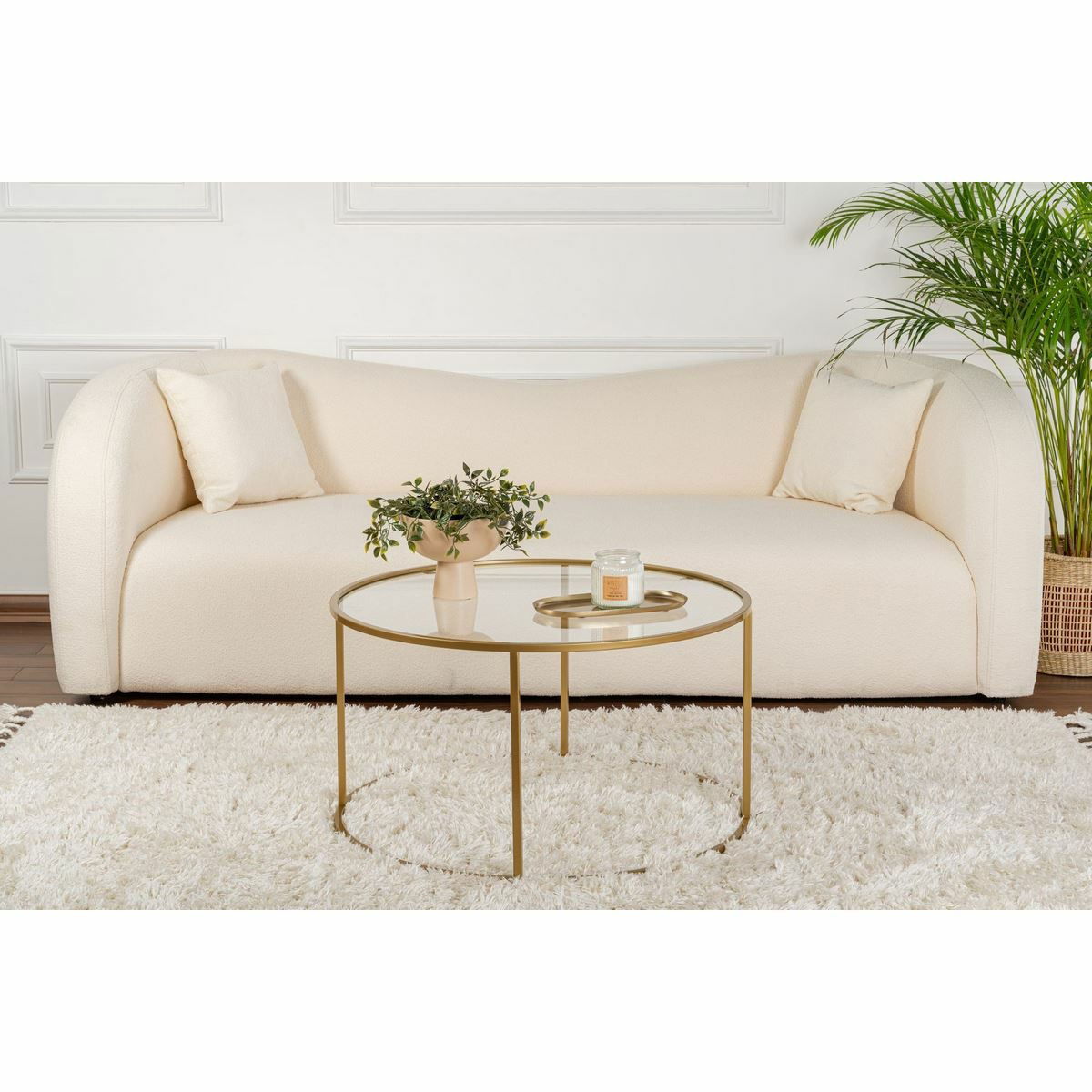 Konferenční stolek Aurum Gold, 80 cm – obrázok 5