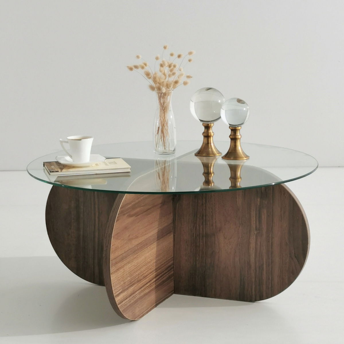 Konferenční stolek Bubble Walnut – obrázok 5