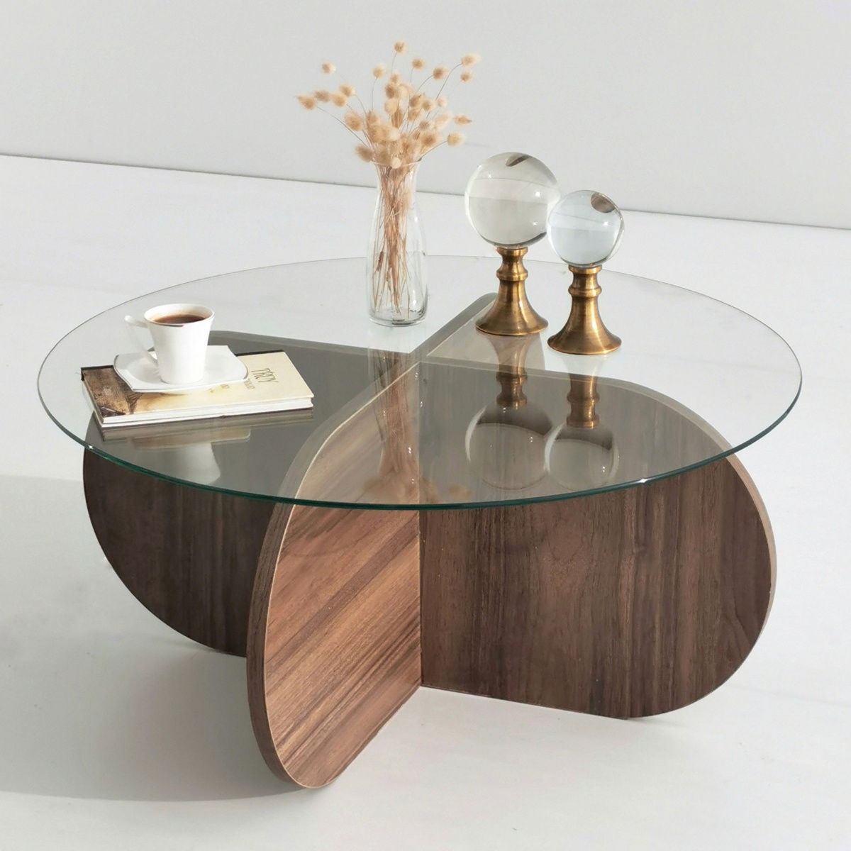 Konferenční stolek Bubble Walnut – obrázok 6