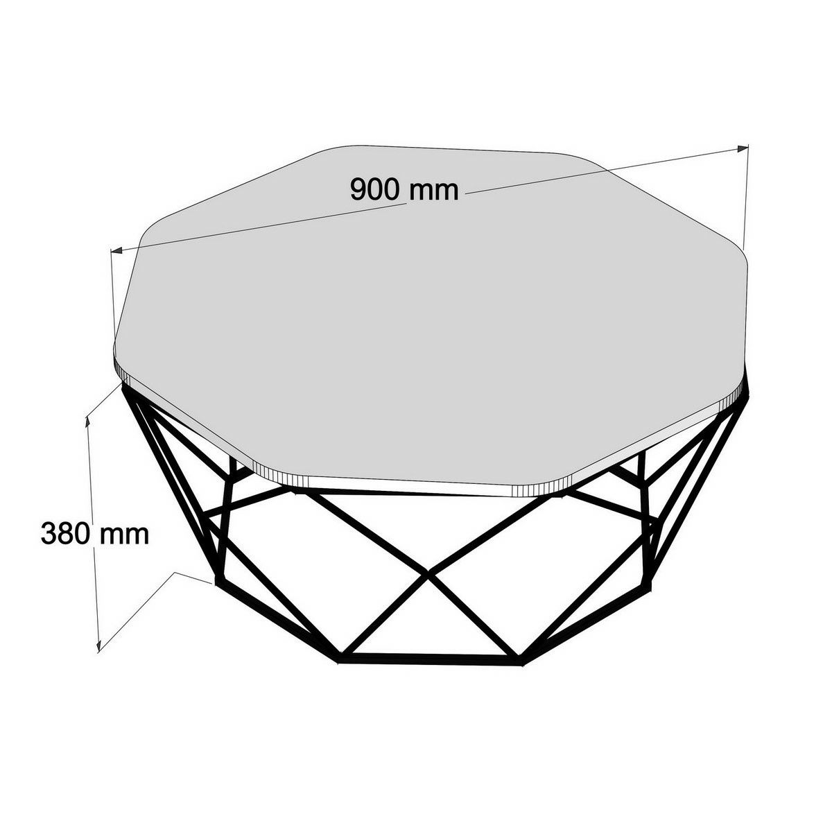 Konferenční stolek Diamond White Marble – obrázok 5