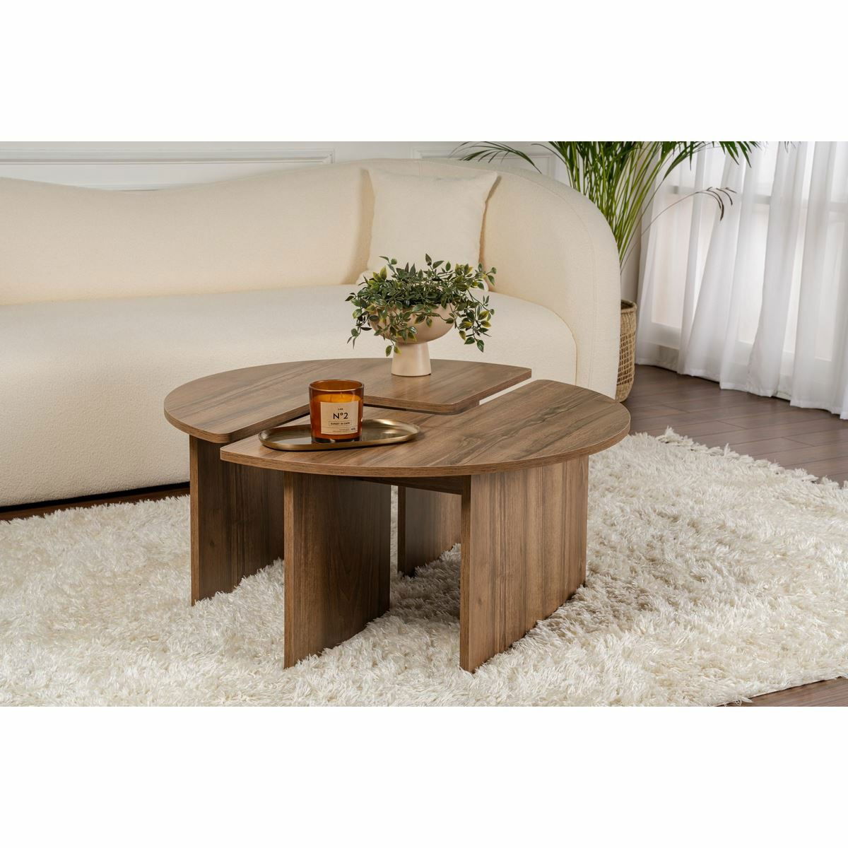 Konferenční stolek Moira Walnut – obrázok 4