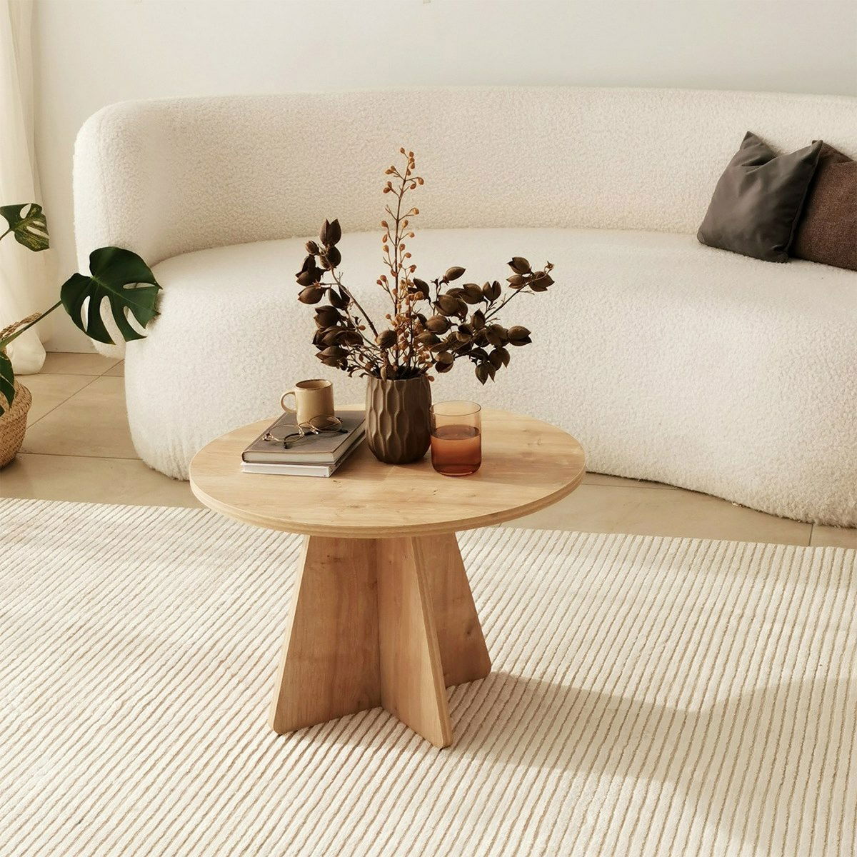 Konferenční stolek Mushroom Sapphire Oak – obrázok 6