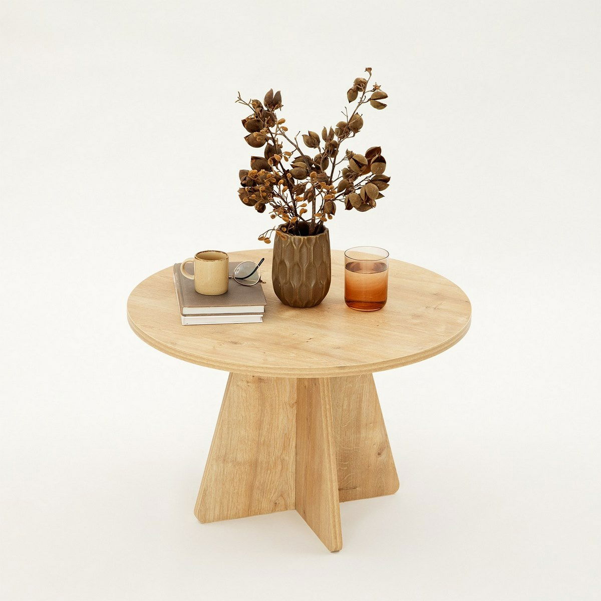 Konferenční stolek Mushroom Sapphire Oak – obrázok 2