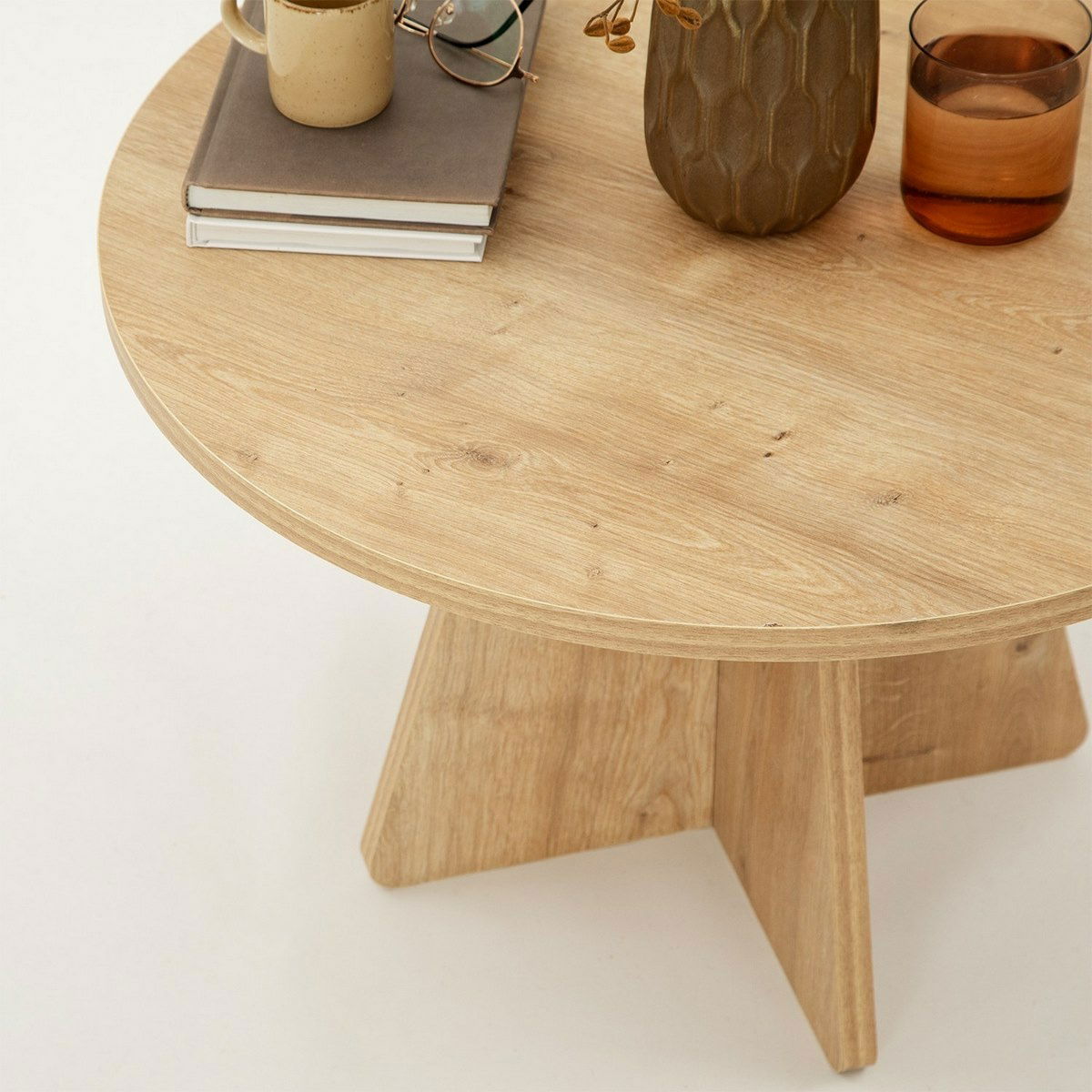 Konferenční stolek Mushroom Sapphire Oak – obrázok 3