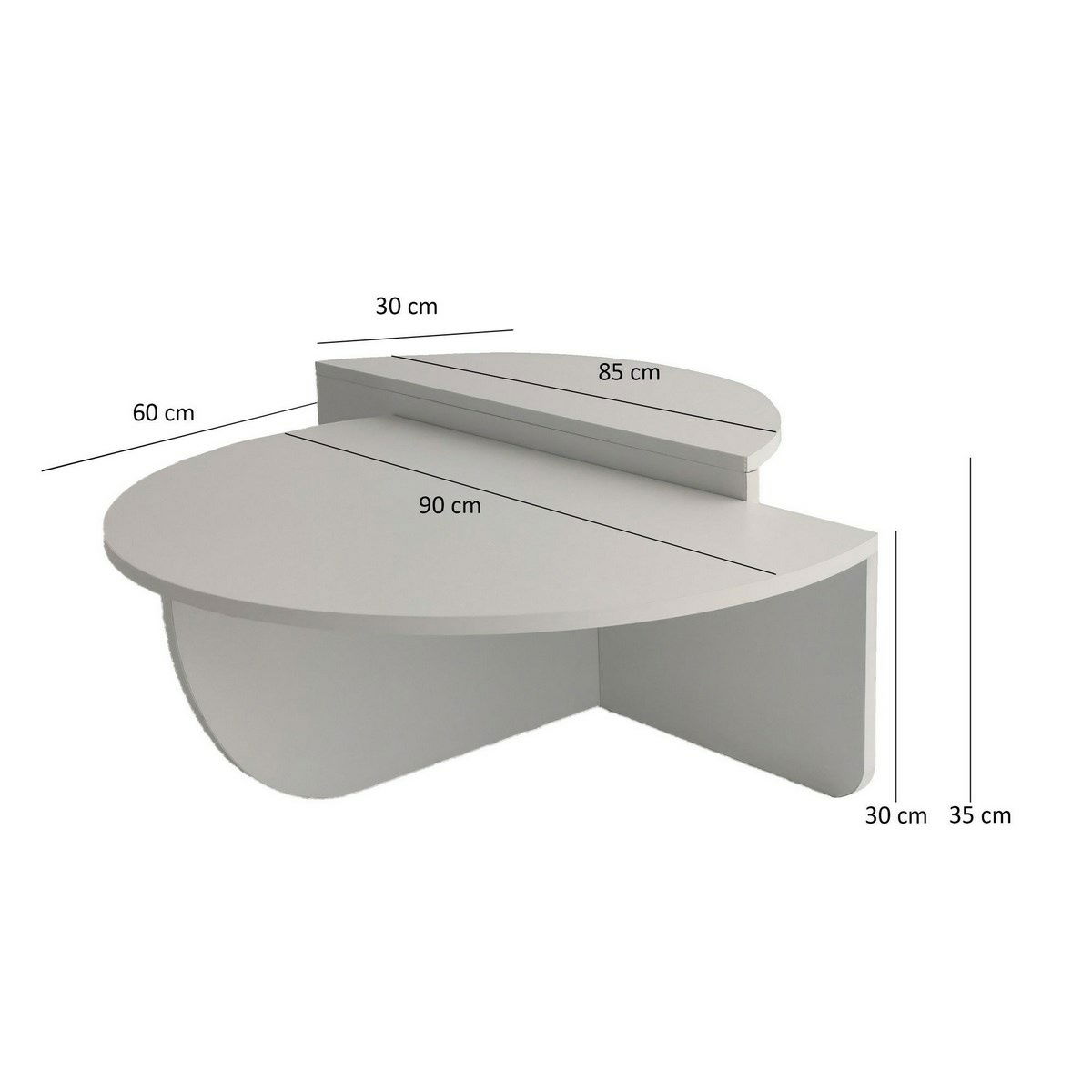 Konferenční stolek Podium White – obrázok 7