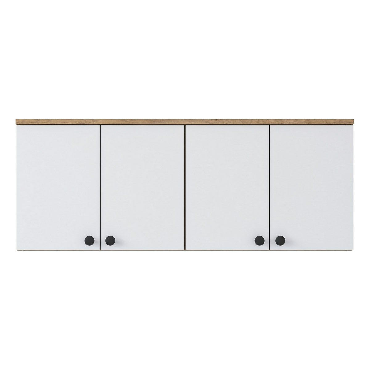 Nástěnná skříňka Bany Walnut and White – obrázok 2