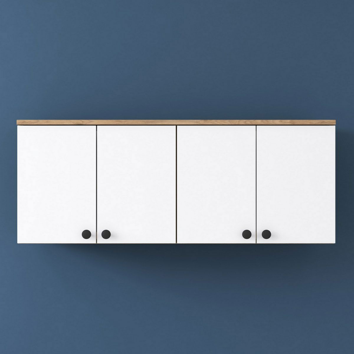 Nástěnná skříňka Bany Walnut and White – obrázok 9