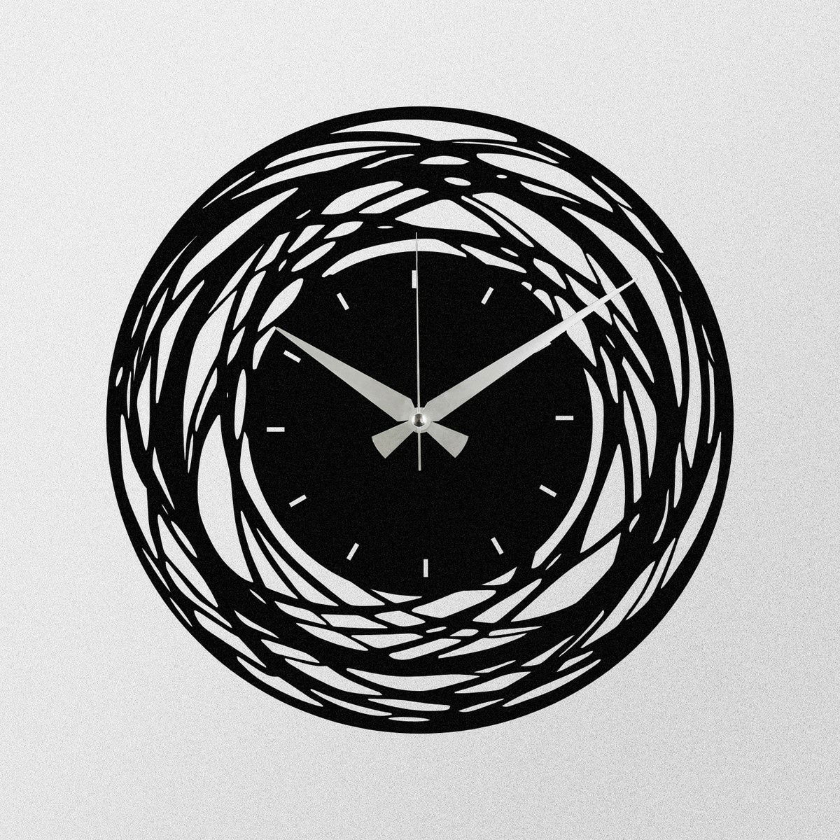 Nástěnné hodiny Black Nest S022, 48 x 48 cm