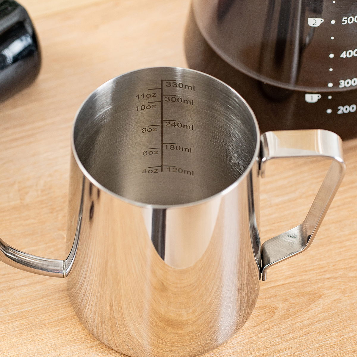 Nerezová konvička na překapávanou kávu,350 ml – obrázok 3