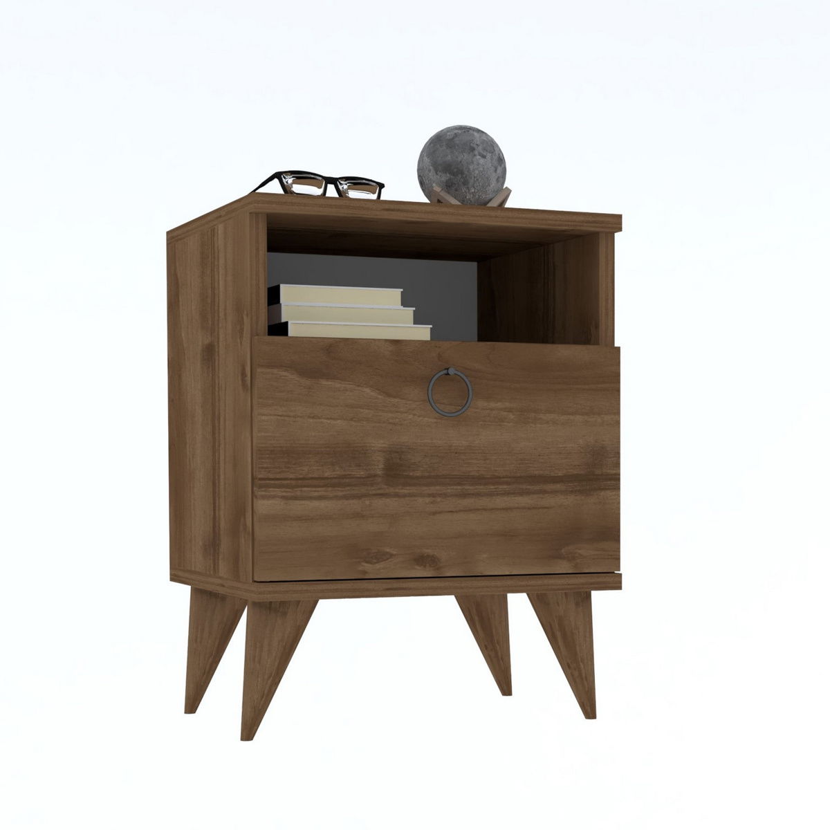 Noční stolek Barlo Walnut – obrázok 2