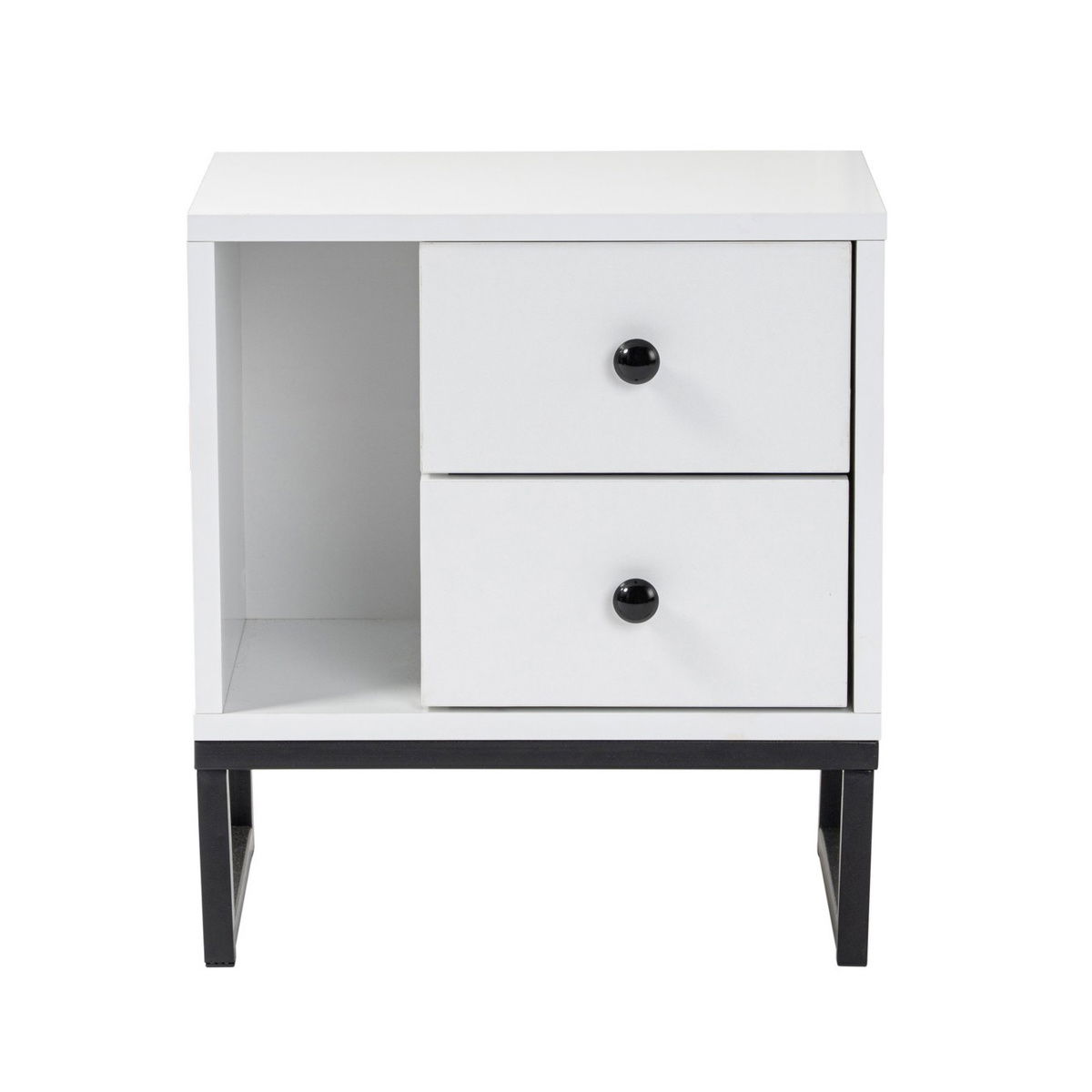 Noční stolek Glimmer White – obrázok 2