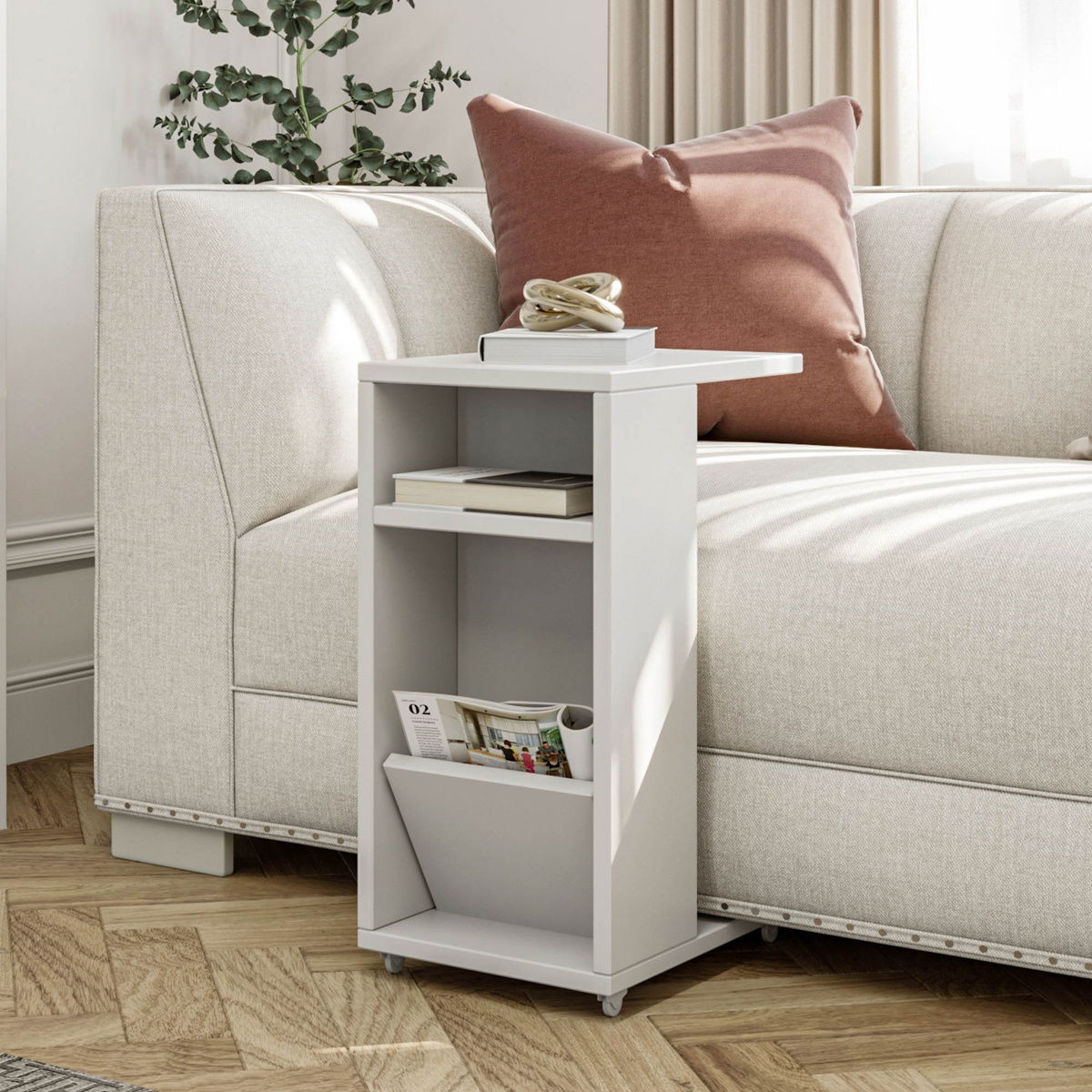 Odkládací stolek Filinta White – obrázok 4