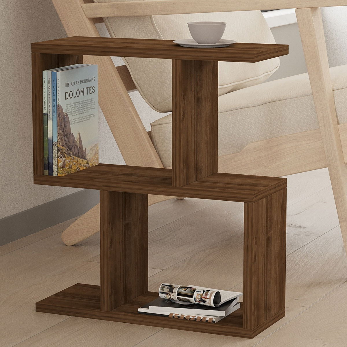Odkládací stolek Zet Walnut – obrázok 4