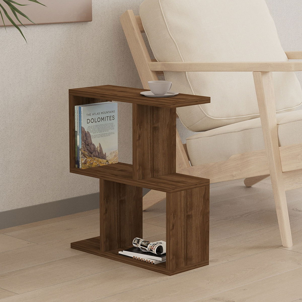 Odkládací stolek Zet Walnut – obrázok 3
