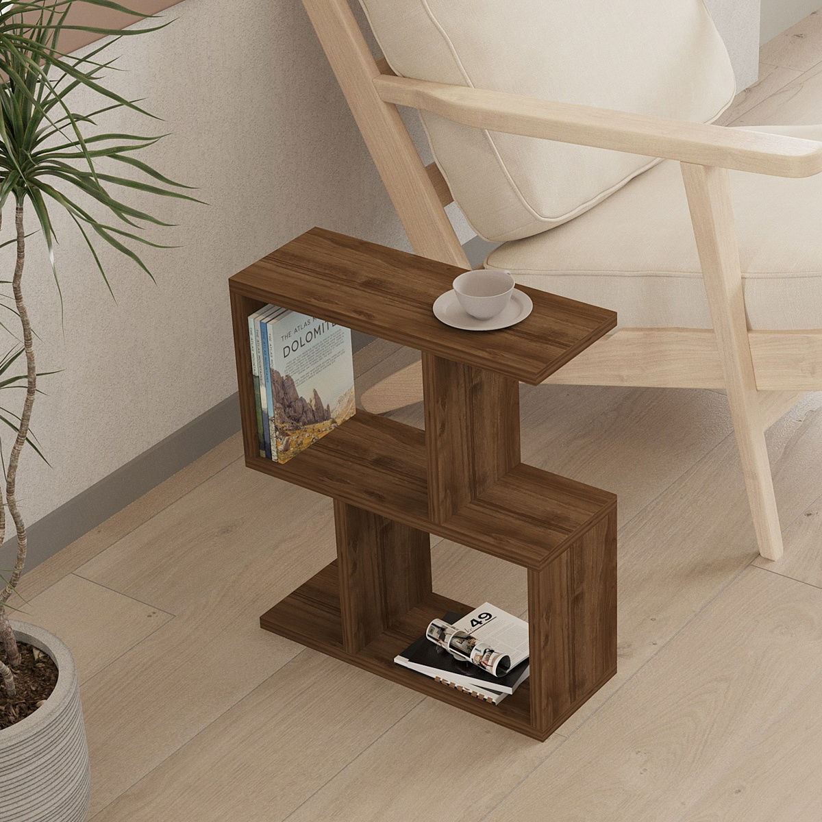 Odkládací stolek Zet Walnut – obrázok 5