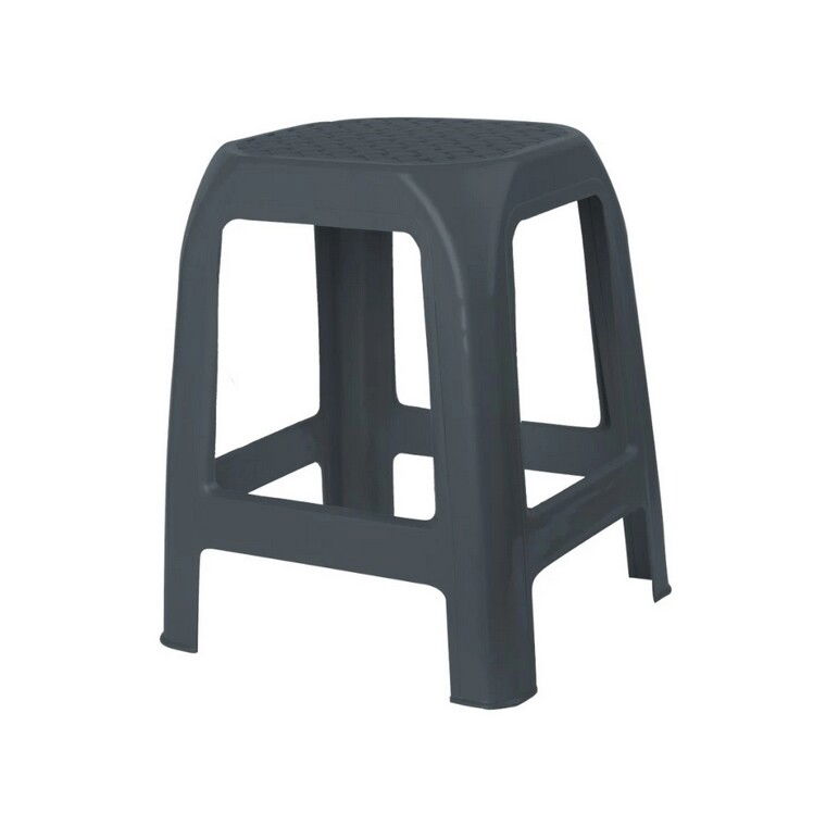 Plastová stolička DESIGN antracit, 41 x 35 x 46 cm