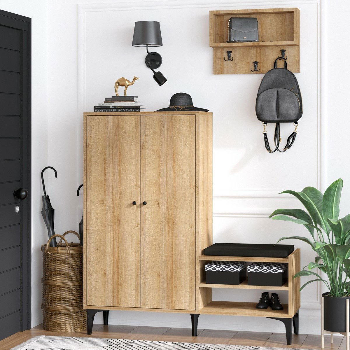 Předsíňová sestava Jess Oak – obrázok 4