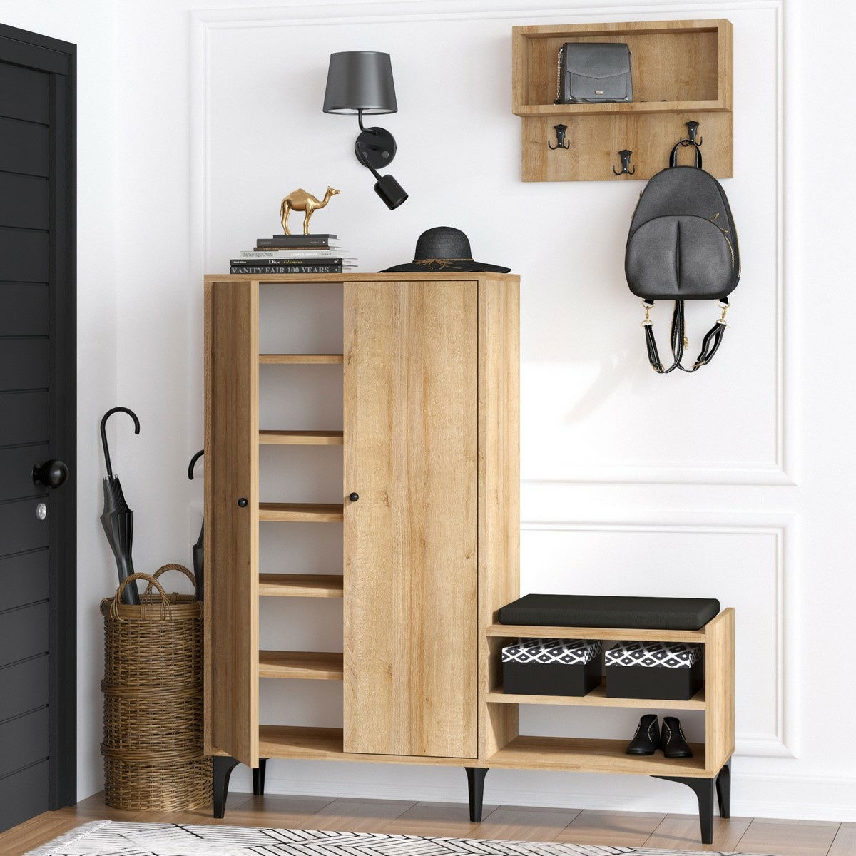 Předsíňová sestava Jess Oak – obrázok 2
