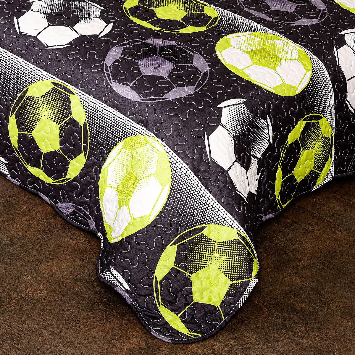 Přehoz na postel Football, 140 x 220 cm – obrázok 3