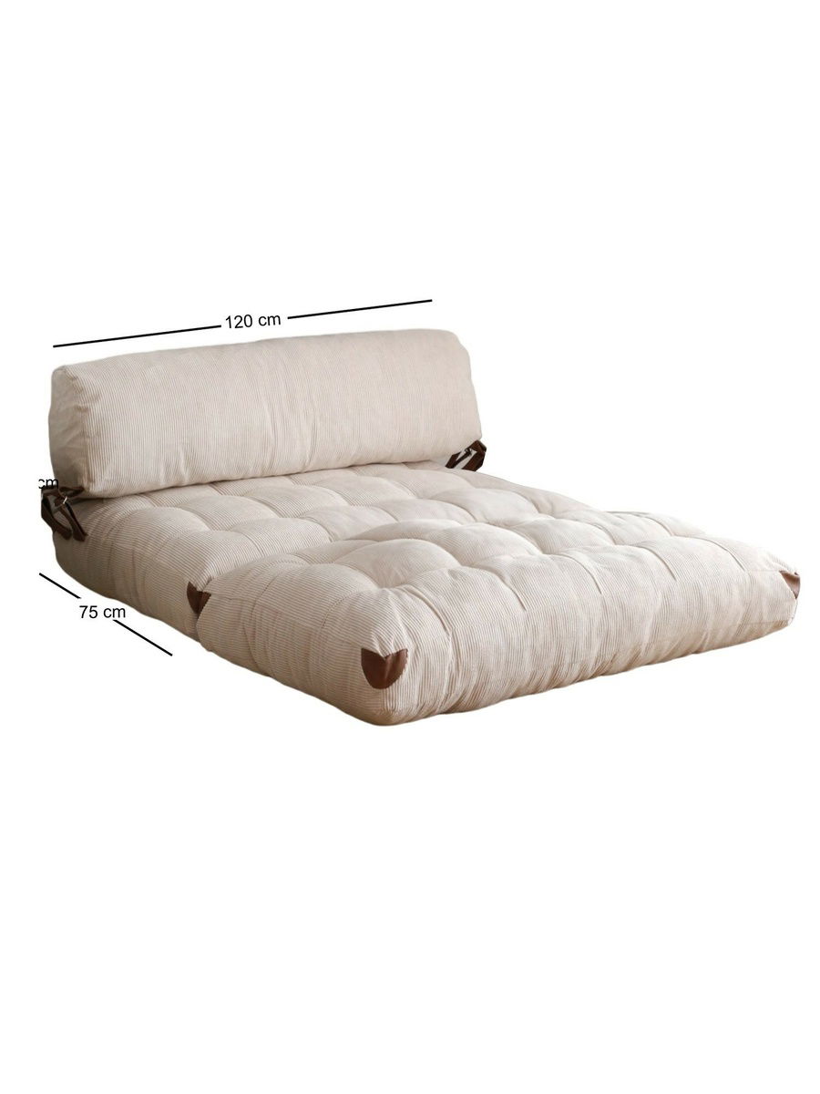 Rozkládací pohovka Fold Kadife 2 White – obrázok 9