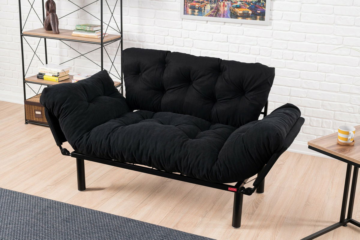 Rozkládací pohovka Nitta Black – obrázok 5